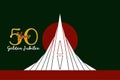 Happy Independence Day. Bangladesh National Memorial for the liberation war.ÃÂ  50 years of Bangladesh Golden Jubilee.